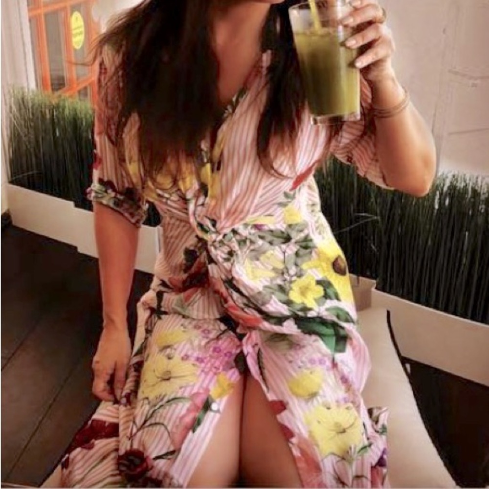 Fun Comfortable Flowery Dress Up or Down